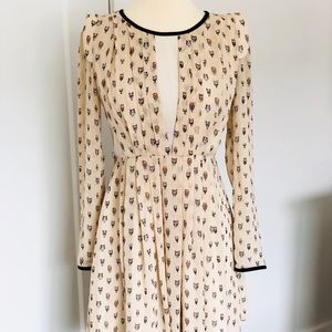 Woman’s printed dress